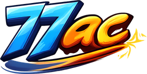77ac ব্র্যান্ডের উজ্জ্বল লোগো